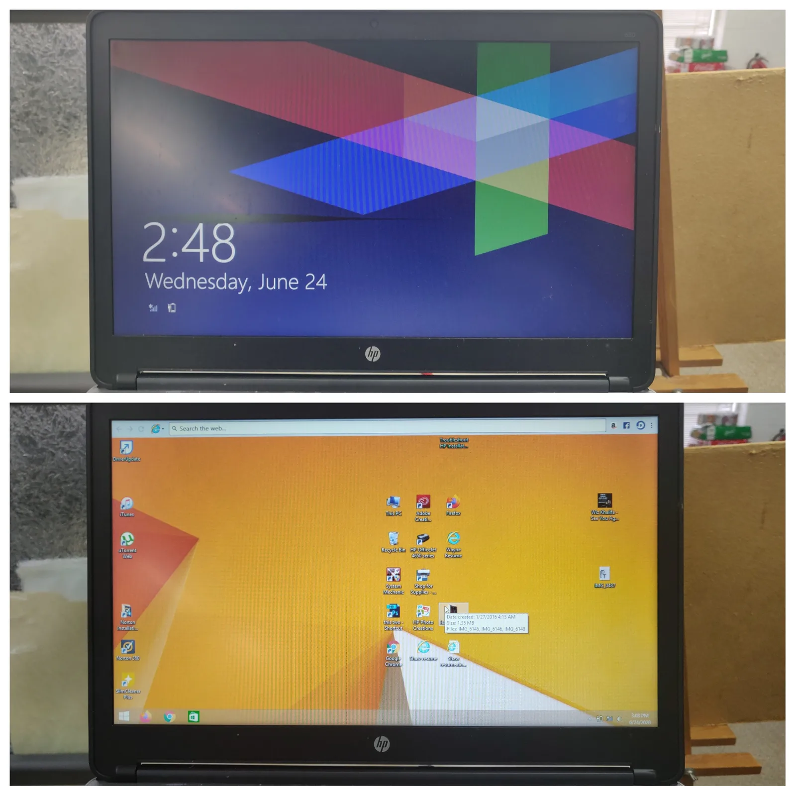Computer repaired and tested at SUZU PC and Web in Atlanta, GA
