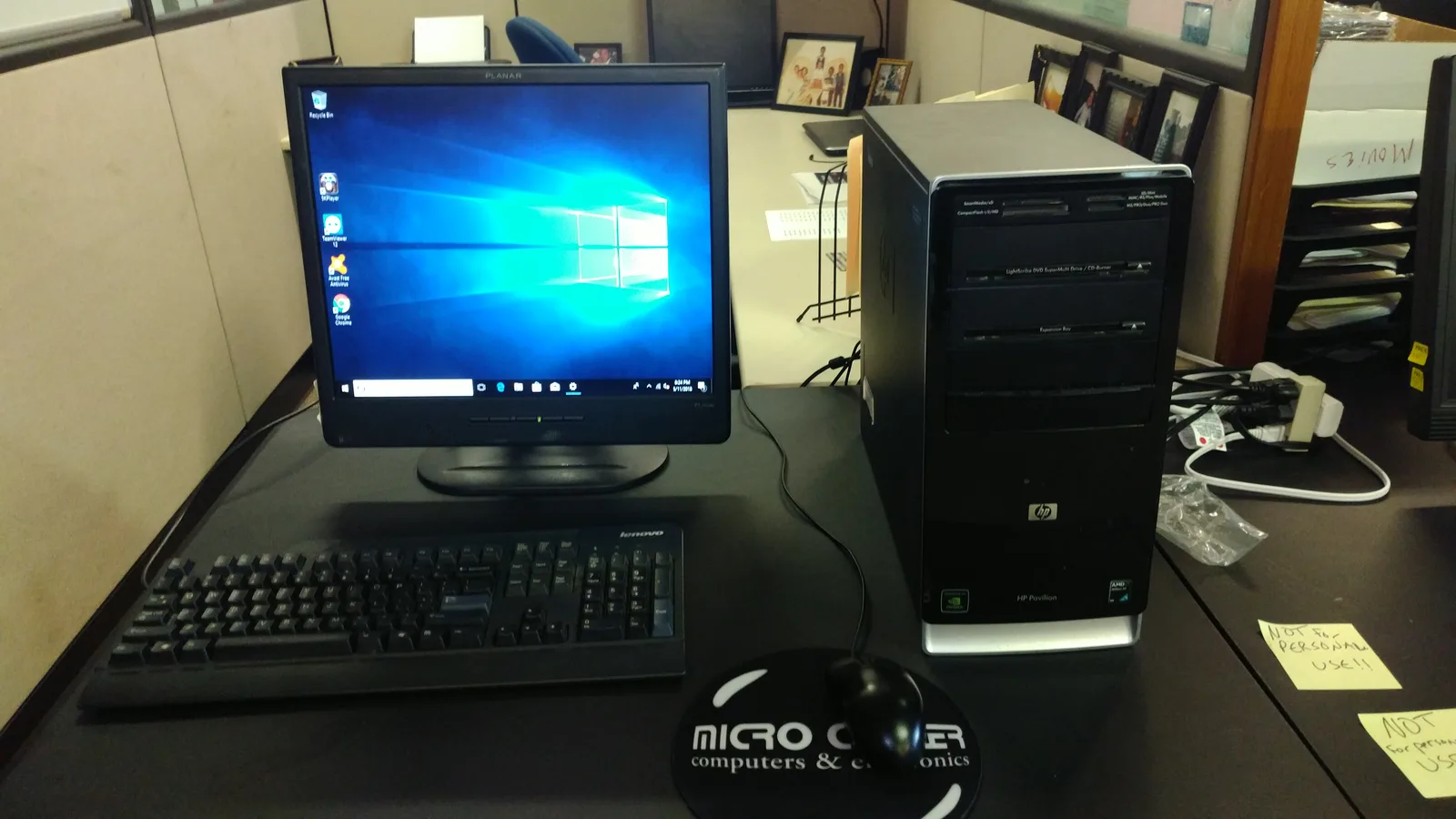 Refurbished computer setup tested at SUZU PC and Web in Atlanta, GA